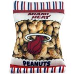 HEA-3346 - Miami Heat- Plush Peanut Bag Toy